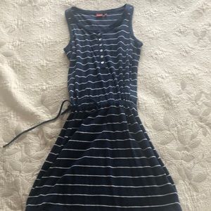 EMS cinched waist dress
